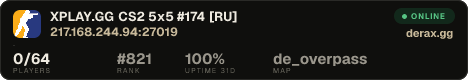 XPLAY.GG • CS2 5x5 #174 • [RU]