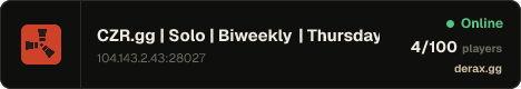 CZR.gg | Solo | Biweekly | Thursday