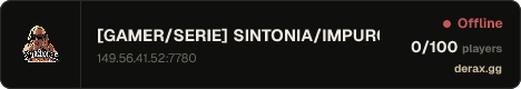[GAMER/SERIE] SINTONIA/IMPUROS Roleplay | 24H ON]