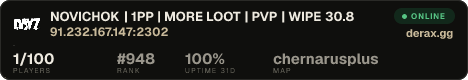 NOVICHOK | 1PP | MORE LOOT | PVP | WIPE 30.8
