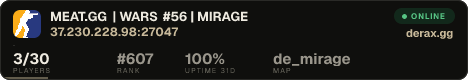MEAT.GG | WARS #56 | MIRAGE