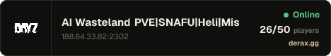 AI Wasteland PVE|SNAFU|Heli|Missions|Roaming Bots|Trader