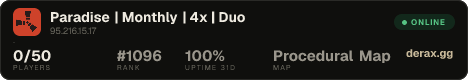 Paradise | Monthly | 4x | Duo