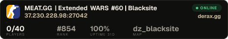 MEAT.GG | Extended WARS #60 | Blacksite