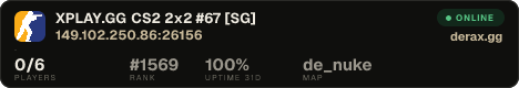 XPLAY.GG • CS2 2x2 #67 • [SG]