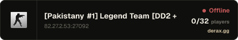 [Pakistany #1] Legend Team [DD2 +Inferno]