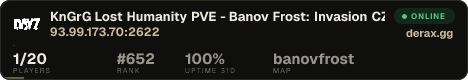 KnGrG Lost Humanity PVE - Banov Frost: Invasion CZ/EN WIPED!