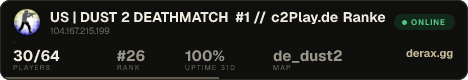 ▅ ▆ ▇ US | DUST 2 DEATHMATCH #1 // c2Play.de ★ Ranked