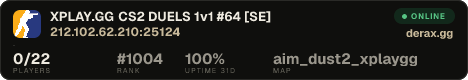 XPLAY.GG • CS2 DUELS 1v1 #64 • [SE]