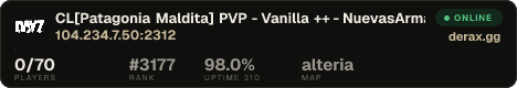 CL[Patagonia Maldita] PVP - Vanilla ++ - NuevasArmasVanilla
