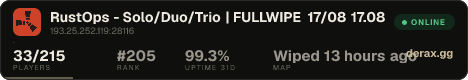 RustOps - Solo/Duo/Trio | FULLWIPE 17/08 17.08 08/17