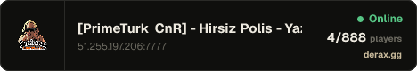 [PrimeTurk CnR] - Hirsiz Polis - Yaz Etkinligi 2x Skor + Bonusl