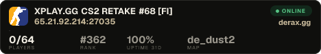 XPLAY.GG • CS2 RETAKE #68 • [FI]