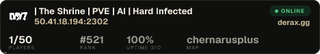 | The Shrine | PVE | AI | Hard Infected