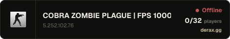 COBRA ZOMBIE PLAGUE | FPS 1000 |