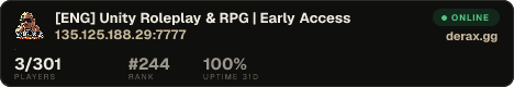 [ENG] Unity Roleplay & RPG | Early Access