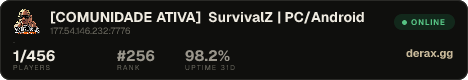 [COMUNIDADE ATIVA] SurvivalZ | PC/Android