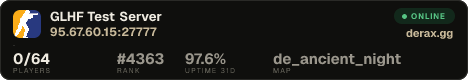 GLHF Test Server
