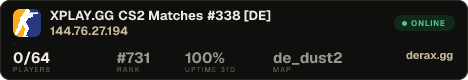 XPLAY.GG • CS2 Matches #338 • [DE]