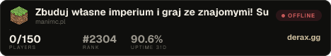 Zbuduj własne imperium i graj ze znajomymi! Survival | SkyBlock | Creative+ | MiniGry