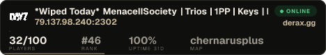 *Wiped Today* MenaceIISociety | Trios | 1PP | Keys | Hacked Cra