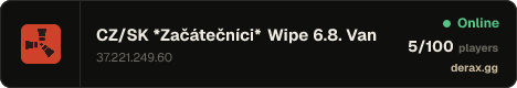 CZ/SK *Začátečníci* • Wipe 6.8. • Vanilla • Trio