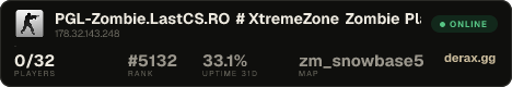 PGL-Zombie.LastCS.RO # XtremeZone Zombie Plague (+18)