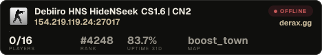 Debiiro HNS HideNSeek CS1.6 | CN2