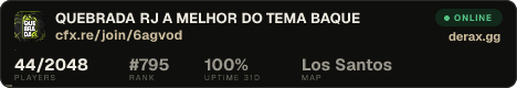 »QUEBRADA RJ« A MELHOR DO TEMA BAQUE