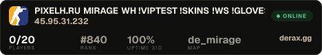 ️PIXELH.RU️ MIRAGE WH !VIPTEST !SKINS !WS !GLOVES !KN