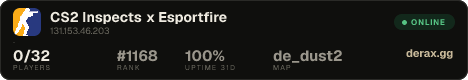 CS2 Inspects x Esportfire
