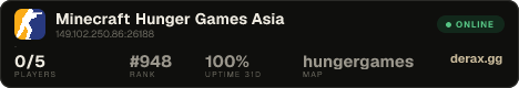 Minecraft Hunger Games Asia