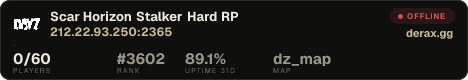 Scar Horizon Stalker Hard RP