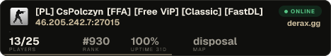 [PL] CsPolczyn [FFA] [Free ViP] [Classic] [FastDL]
