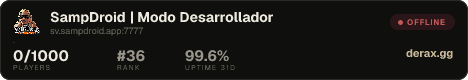SampDroid | Modo Desarrollador