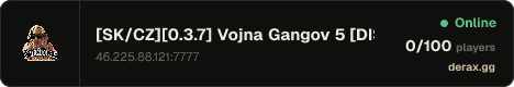 [SK/CZ][0.3.7] Vojna Gangov 5 [DISCORD]