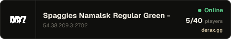 Spaggies Namalsk Regular Green - Hosted by Jack