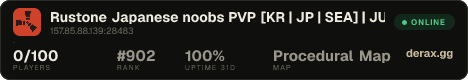 Rustone Japanese noobs PVP [KR | JP | SEA] | JUST WIPED!