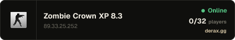 Zombie Crown XP 8.3