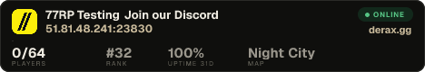 77RP • Testing • Join our Discord