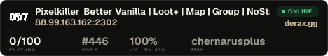 Pixelkiller Better Vanilla | Loot+ | Map | Group | NoStam
