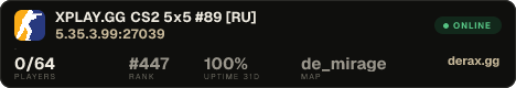 XPLAY.GG • CS2 5x5 #89 • [RU]
