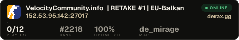 ★VelocityCommunity.info | RETAKE #1 | EU-Balkan★