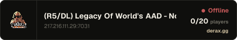 (R5/DL) Legacy Of World's AAD - No Cleo/Lua/Sf