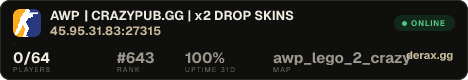 AWP | CRAZYPUB.GG | x2 DROP SKINS