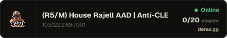 (R5/M) House Rajell AAD | Anti-CLEO/MOON/SF