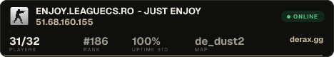 ENJOY.LEAGUECS.RO - JUST ENJOY