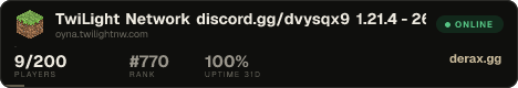 TwiLight Network discord.gg/dvysqx9 • 1.21.4 - 26.2
