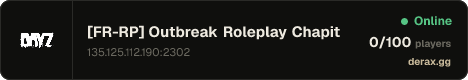 [FR-RP] Outbreak Roleplay Chapitre 1 : L'Eschaton