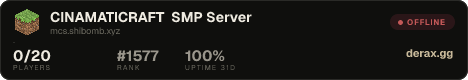 CINAMATICRAFT SMP Server